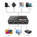 1 IN 4 OUT 4K 3D 1080P Full HD HDMI Splitter Amplifier Duplicator 1X4 Hub DVD - Tavice