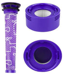 1 Pack Replacement Filter for Dyson V7 V8 Vacuum Parts, 1pc Pre-Filters and 1pc HEPA Post-Filters Compatible with Dyson V7 V8 Animal and Absolute Vacuum Cleaner,Replaces Part