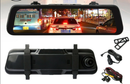 10" 1080P Touch Screen Rear View Mirror Car Dash Cam Reversing Recorder Camera - Tavice