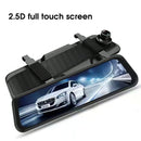 10" 1080P Touch Screen Rear View Mirror Car Dash Cam Reversing Recorder Camera - Tavice