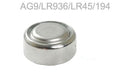 10 Pack AG9 / LR45 Alkaline Batteries - Tavice