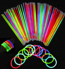 10 Pack Mixed Colour Glow Sticks Bracelets Party Glow In the Dark Glowsticks - Tavice