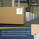 10 Rolls | Compatible Brother DK-22205 62mm x 30.48m(2-3/7" x 100') Continuous Length Paper Tape Labels without Cartridge - Tavice