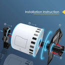 10 Rolls | Compatible Brother DK-22205 62mm x 30.48m(2-3/7" x 100') Continuous Length Paper Tape Labels without Cartridge - Tavice