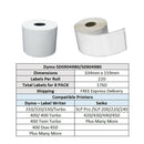 10 Rolls | SD0904980 Compatible Dymo 4XL S0904980 Shipping Labels 104mm x 159mm - Tavice