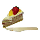 100 Pack | Disposable Wooden Knife All-Natural, Eco-Friendly, Biodegradable, and Compostable - Tavice