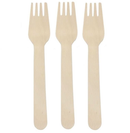 1000 Pack | Disposable Wooden Fork Biodegradable - Tavice
