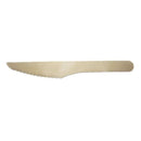 1000 Pack | Disposable Wooden Knife Biodegradable - Battery Mate