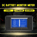 100A LCD Display DC Battery Monitor Meter 200V Voltmeter Amp For RV System - Tavice