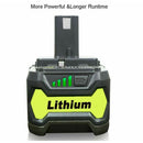 10.0Ah 18V Battery For Ryobi ONE+ PLUS Lithium-ion P108 P105 P104 P102 P107 Tools - Tavice