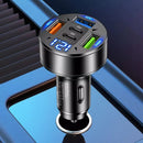 100W Car Charger Adapter | 5 - Port USB & Type - C Fast Charging for Phones, Tablets & Dash Cams – 12V/24V - Tavice