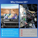 10.26" Portable Car Stereo Wireless Apple CarPlay /Android Auto IPS Screen Radio - Tavice