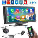 10.26" Portable Car Stereo Wireless Apple CarPlay /Android Auto IPS Screen Radio - Battery Mate