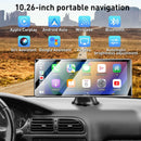 10.26" Portable Car Stereo Wireless Apple CarPlay /Android Auto IPS Screen Radio - Tavice