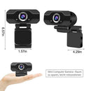 1080P Webcam Full HD USB 2.0 For PC Desktop Laptop Web Camera with Microphone - Tavice