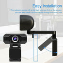 1080P Webcam Full HD USB 2.0 For PC Desktop Laptop Web Camera with Microphone - Tavice