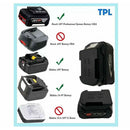 10PCS Battery Holder Shelf Stand Rack Storage Mount Slots For 18V Makita Bosch. - Tavice