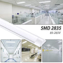 10PCS LED Slim Ceiling Batten Light Daylight 120CM 1.2M 6500K 4FT Coolwhite - Tavice