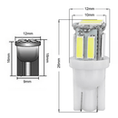 10x T10 W5W LED Car Bulbs – 7020 10 - SMD Cool White Wedge Lights for Dome, Map, Interior & License Plates (Copy) - Tavice
