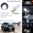 10x T10 W5W LED Car Bulbs – 7020 10 - SMD Cool White Wedge Lights for Dome, Map, Interior & License Plates (Copy) - Tavice