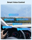 12" 4K + 1080P Rear View Mirror Dash Cam with WiFi 6, GPS & 64GB Card - Tavice