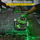 12 Lines Green Laser Level Self Leveling 3x360° Cross Line - Tavice