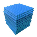 12 Pcs Acoustic Panel Soundproof Studio Foam for Wall Sound-Absorbing Panel | Blue - Tavice