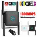 1200Mbps Dual Band Wireless WiFi Extender Repeater Router Range Signal Booster - Tavice