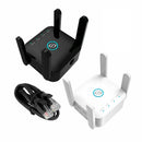 1200Mbps Dual Band Wireless WiFi Extender Repeater Router Range Signal Booster - Tavice
