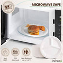 125 Pack | 3 Compartment Plates Heavy Duty & Biodegradable - Tavice