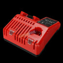12V - 18V Battery Charger for Milwaukee M12 - 18C Multi Voltage Rapid Dual M12 & M18 - Tavice