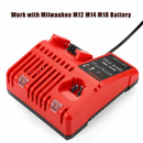 2x M18 Milwaukee Compatible 18V 6.0Ah + Milwaukee Compatible Charger Combo