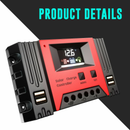 12v & 24V 40A Solar Panel Battery Regulator Charge Controller with 4 USB - Tavice