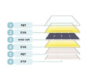 12V 350W Flexible Mono Solar Panel RV Caravan Camping Battery Charge Portable - Tavice