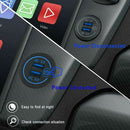 12V Car Cigarette Lighter Socket Dual QC3.0 USB Ports Fast Charger Power Adapter - Tavice