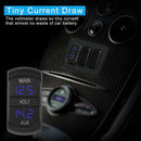 12V Volt meter Dual Battery Monitor LED Digital Car Boat Voltage Marine Gauge AU - Battery Mate