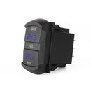 12V Volt meter Dual Battery Monitor LED Digital Car Boat Voltage Marine Gauge AU - Tavice