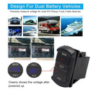 12V Volt meter Dual Battery Monitor LED Digital Car Boat Voltage Marine Gauge AU - Tavice