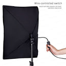 135W Photography Studio Softbox Continuous Lighting Soft Box Light Stand - Tavice