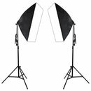 135W Photography Studio Softbox Continuous Lighting Soft Box Light Stand (without Bulbs) - Battery Mate
