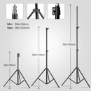 135W Photography Studio Softbox Continuous Lighting Soft Box Light Stand (without Bulbs) - Tavice