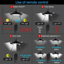 136 LED Solar Ceiling Pendant Light Daytime Hanging Garage Shed Tent Garden Lamp - Tavice