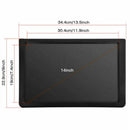 14" 1080P HD Digital Portable Car TV HD TFT LED DVB T2 12V TV Player MP4 Player - Tavice