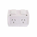 15A Weather Proof Double Power Point GPO 15 Amp Socket Waterproof Outdoor NEW - Tavice
