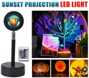 16 Colors Rainbow Sunset Projection Lamp LED Modern Romantic with Remote Control - Tavice