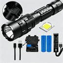 180000LM L2 LED Tactical Flashlight USB Rechargeable Camping Hunting Torch - Battery Mate