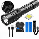 180000LM L2 LED Tactical Flashlight USB Rechargeable Camping Hunting Torch - Battery Mate