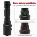 180000LM L2 LED Tactical Flashlight USB Rechargeable Camping Hunting Torch - Tavice