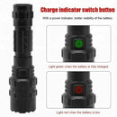 180000LM L2 LED Tactical Flashlight USB Rechargeable Camping Hunting Torch - Battery Mate