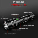 180000LM L2 LED Tactical Flashlight USB Rechargeable Camping Hunting Torch - Tavice